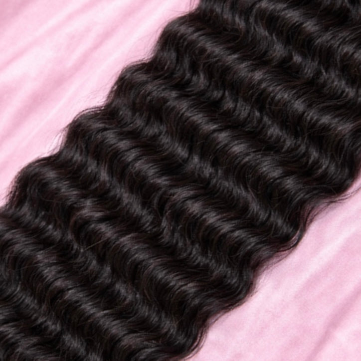 3 Kinky Curly Bundles with Closure | Bundle Deals with Closure