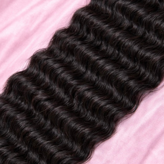 3 Kinky Curly Bundles with Closure | Bundle Deals with Closure